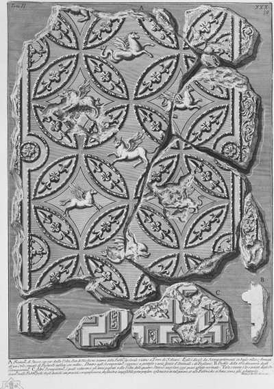 Mausoleum der Villa Gordiani von Giovanni Battista Piranesi